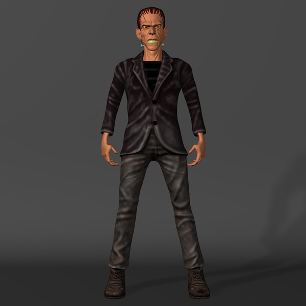 3d frankenstein - Frankenstein by novaart