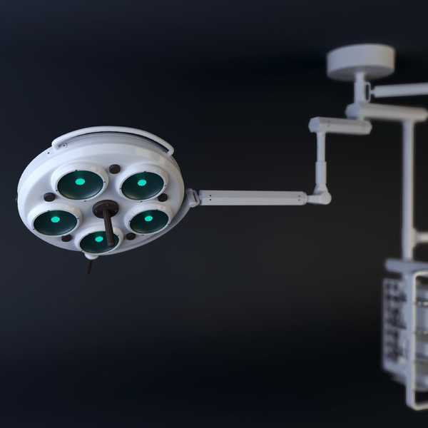 3d sky boom medical equipment - Surgical Equipment Sky Boom by platinum3dmodels