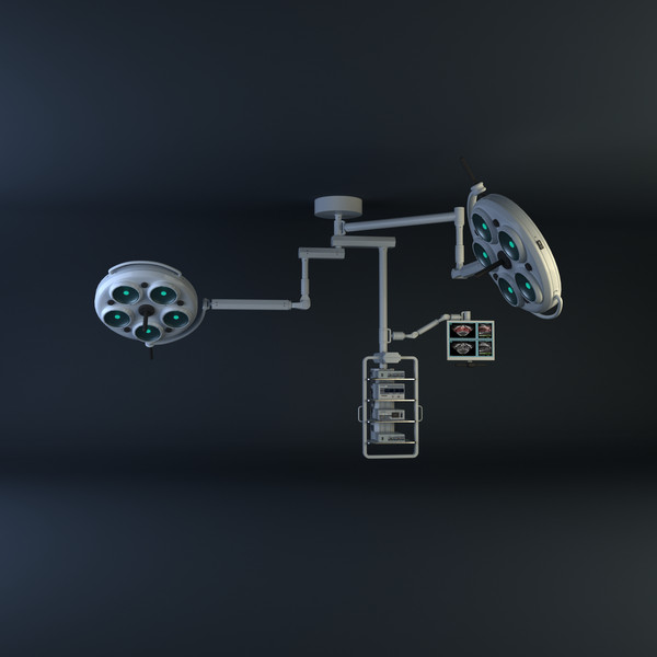 3d sky boom medical equipment - Surgical Equipment Sky Boom by platinum3dmodels