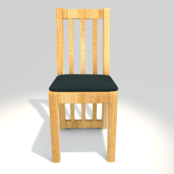 dining room chair 3d 3ds - Dining Room Chair by cAnimator