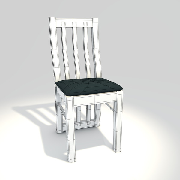 dining room chair 3d 3ds - Dining Room Chair by cAnimator