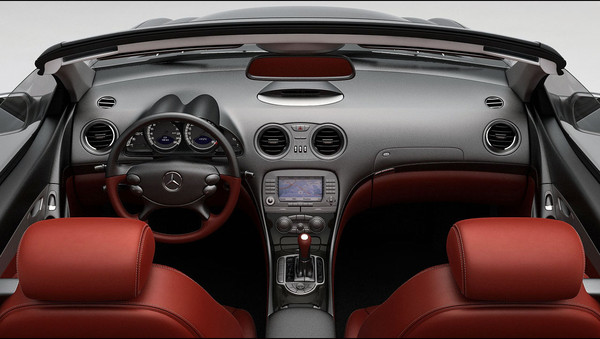 maya mercedes benz sl500 interior - Mercedes SL500 with interior by Branoa