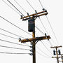 3d utility pole