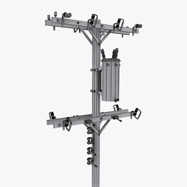 3d utility pole - Utility Pole - Game Resolution Model by MABA Media