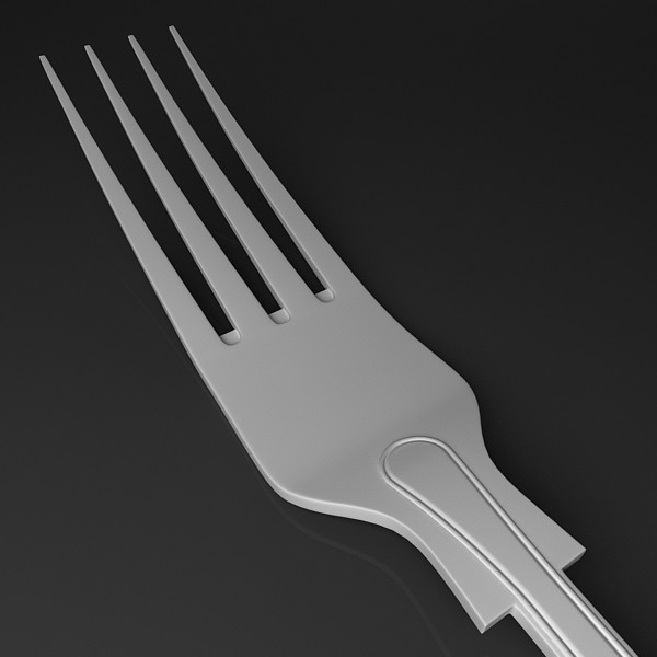 fork knife max - Cutlery by 3dShed