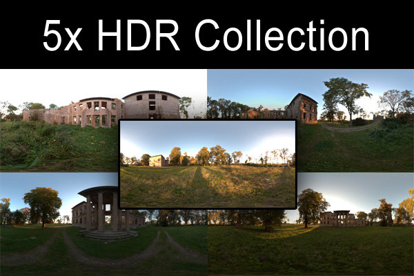 5x Ruin HDR Collection sIBL