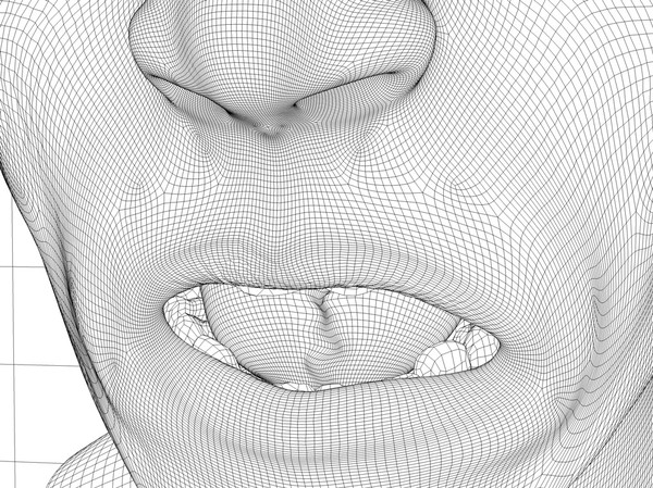 3d head joint - Man with severe Headwound or Headshot by scyrus