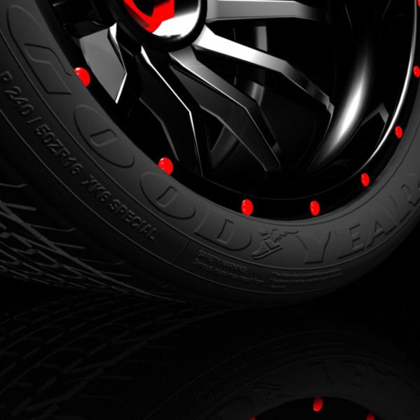 wheel tire 3d model - Wheel by innerg