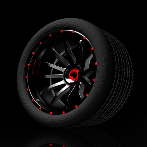 wheel tire 3d model - Wheel by innerg