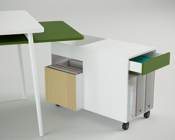 enchord desk 3d max - Herman Miller Enchord Desk Inc. Studio... by danieljhatton