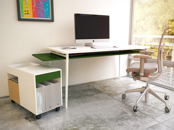 enchord desk 3d max - Herman Miller Enchord Desk Inc. Studio... by danieljhatton