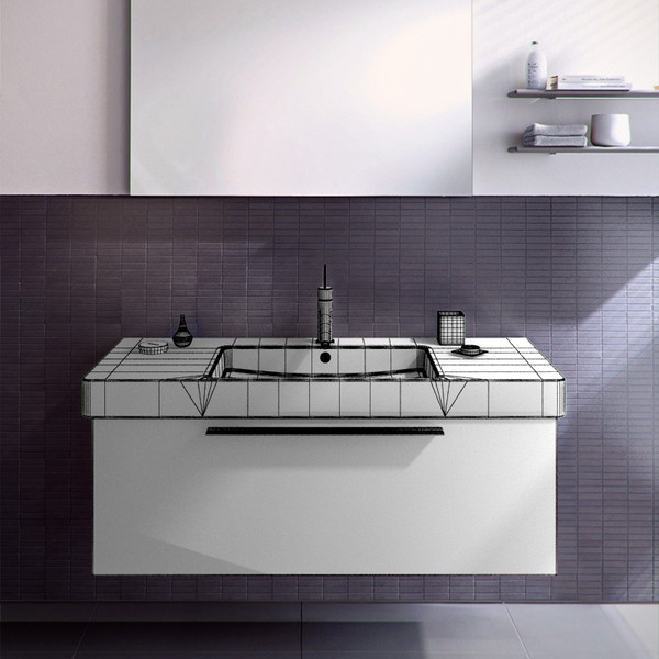 vero sink duravit 3ds - Duravit Vero sink by RTEwork