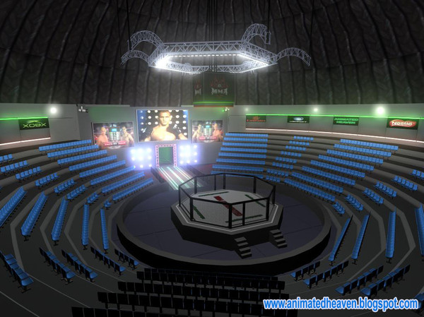 free x mode mma octagon wrestling arena - New Sports Wrestling Arena by animatedheaven