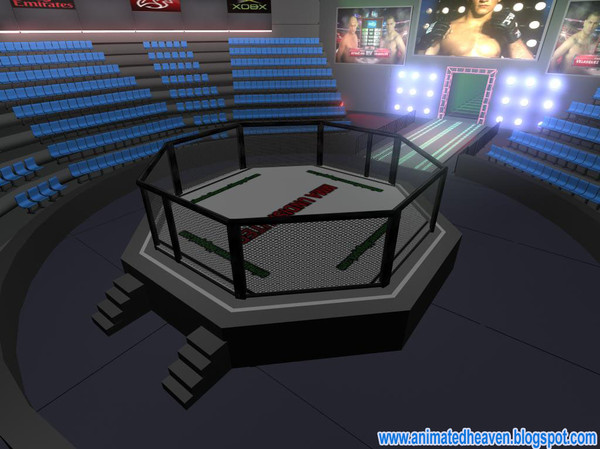 free x mode mma octagon wrestling arena - New Sports Wrestling Arena by animatedheaven