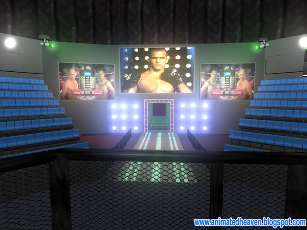free x mode mma octagon wrestling arena - New Sports Wrestling Arena by animatedheaven