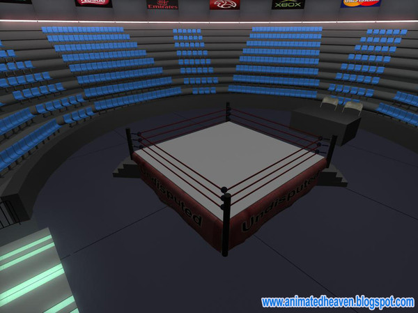 free x mode mma octagon wrestling arena - New Sports Wrestling Arena by animatedheaven