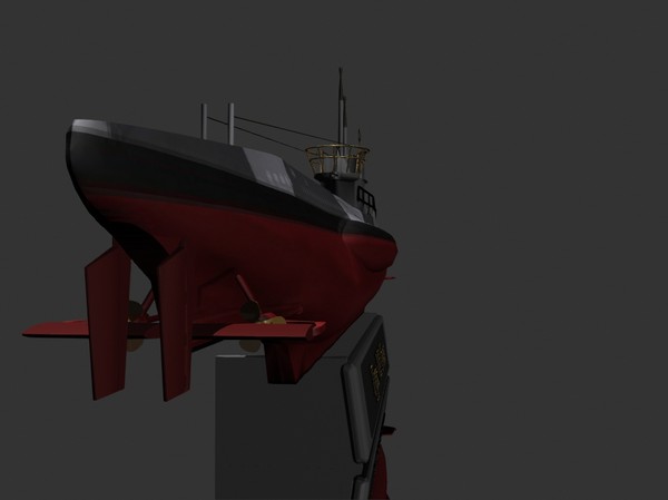 nazi type vii u-boat 3d lwo - Type VII U-boat by jhthomas512