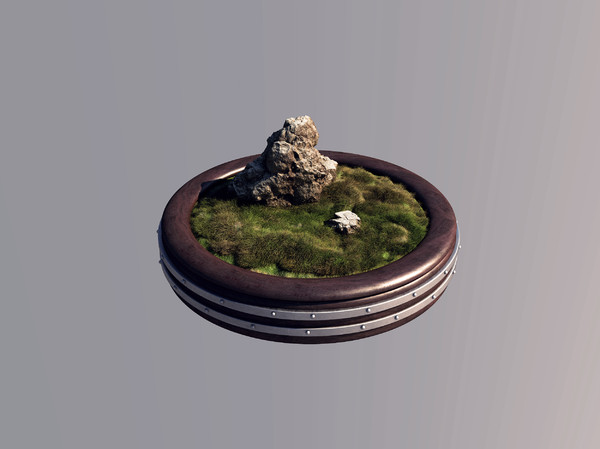 presentation platform 3d model - Presentation platform by CG Workshop