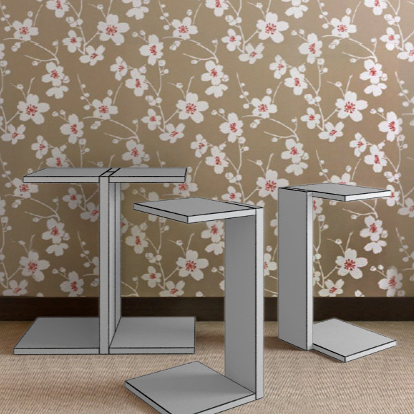 maya tandem table duvivier - Duvivier Tandem table by RTEwork