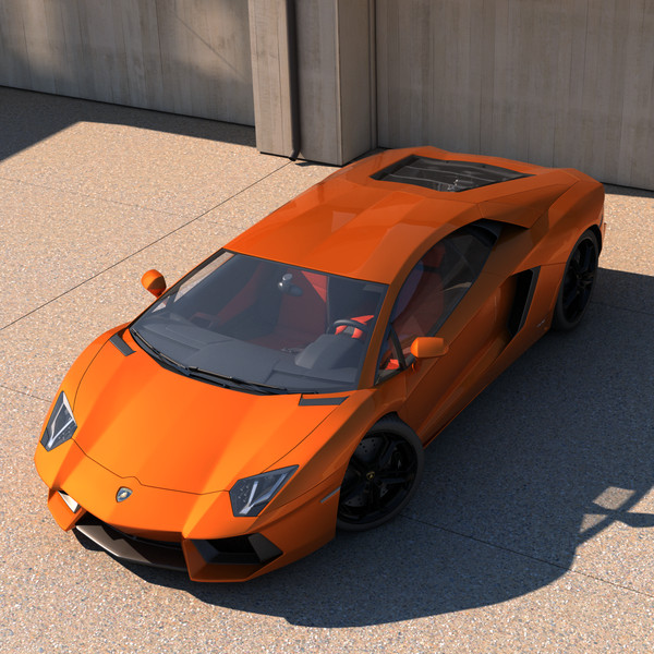 lamborghini aventador lp700 3d 3ds - Lamborghini Aventador LP700-4 by SamJigga