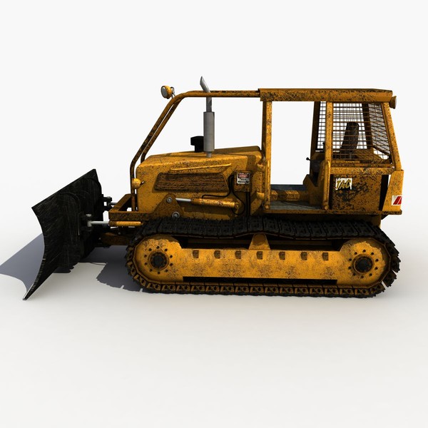 3ds max old bulldozer - Old Bulldozer by 3D Graphics