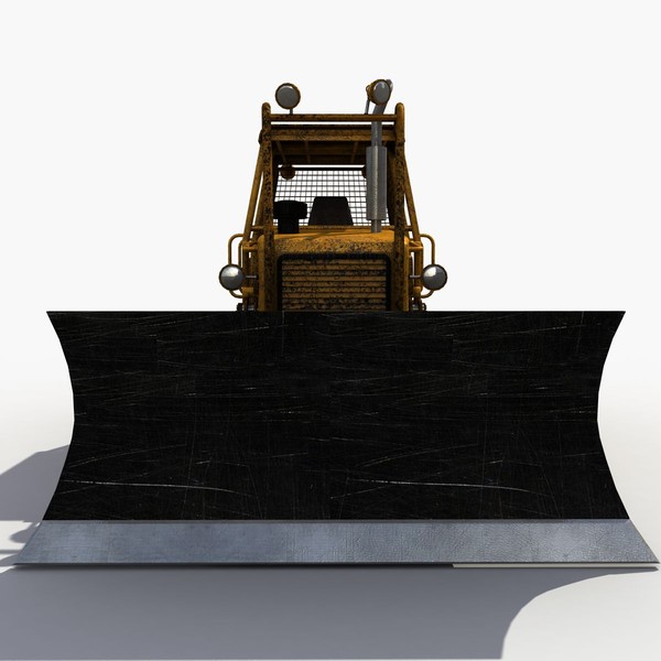 3ds max old bulldozer - Old Bulldozer by 3D Graphics