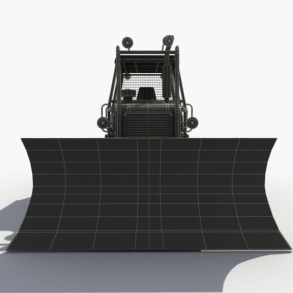 3ds max old bulldozer - Old Bulldozer by 3D Graphics