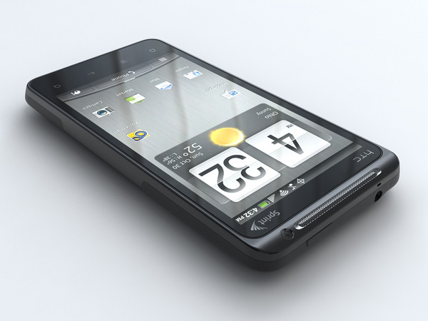 htc evo design 4g 3d model - HTC EVO Design 4G / HTC Hero S by cgmobile02