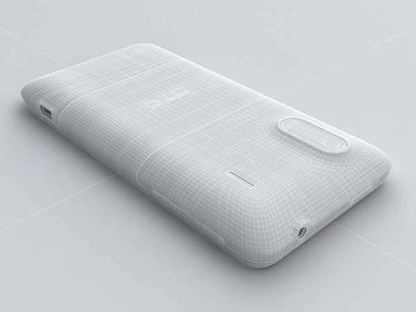 htc evo design 4g 3d model - HTC EVO Design 4G / HTC Hero S by cgmobile02