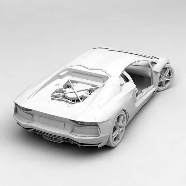 lamborghini aventador lp700 3d 3ds - Lamborghini Aventador LP700-4 by SamJigga