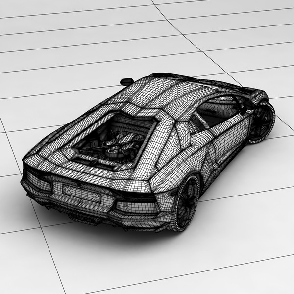 lamborghini aventador lp700 3d 3ds - Lamborghini Aventador LP700-4 by SamJigga
