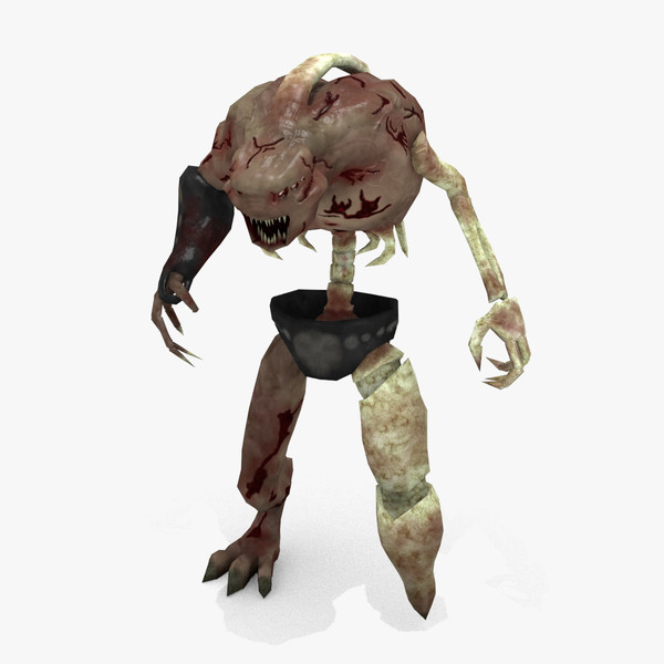 3d mutant creature model - Creature_2u2 by BioWinter