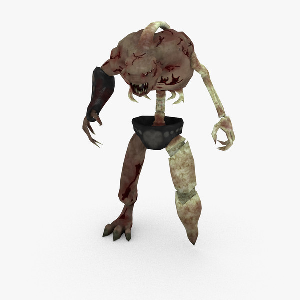 3d mutant creature model - Creature_2u2 by BioWinter