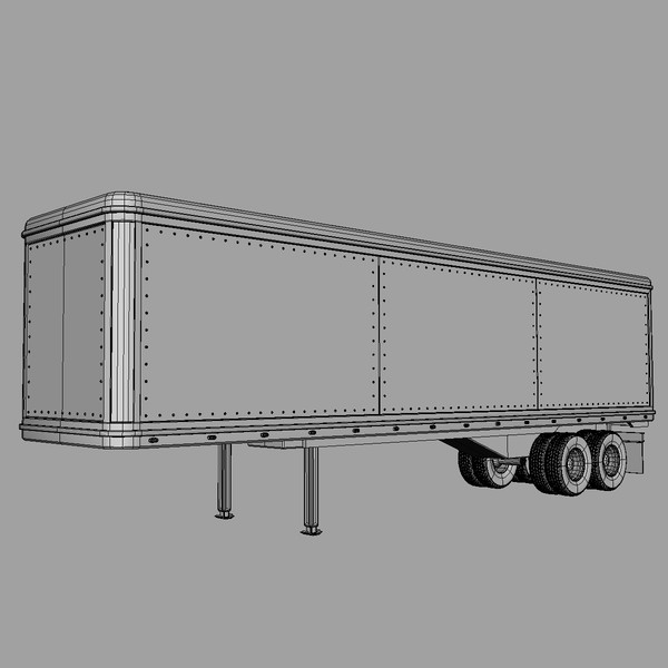 3ds max trailer vehicle - Trailer by mariusce
