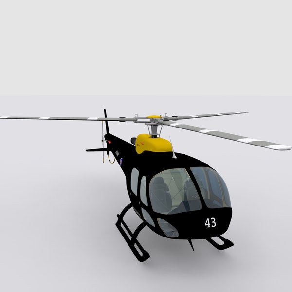 eurocopter helicopter 3d max - Eurocopter Helicopter Black... by AcharyaD