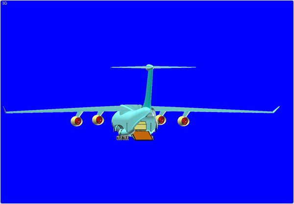 china y-20 large transport 3d dwg - China Y-20 Large Transport Speculative Assembly Model by RodgerSaintJohn
