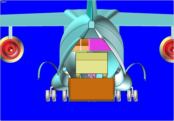 china y-20 large transport 3d dwg - China Y-20 Large Transport Speculative Assembly Model by RodgerSaintJohn