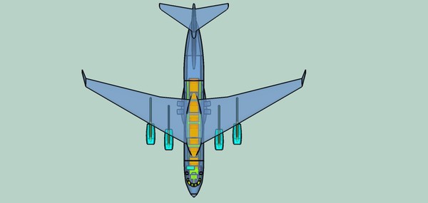 china y-20 large transport 3d dwg - China Y-20 Large Transport Speculative Assembly Model by RodgerSaintJohn