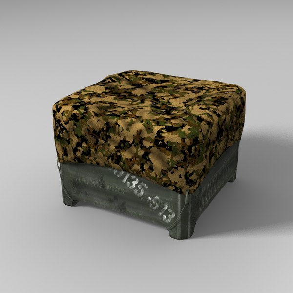 3d military storage crate - Military Crate... by yaschan