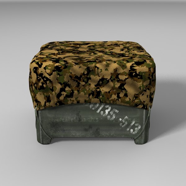 3d military storage crate - Military Crate... by yaschan