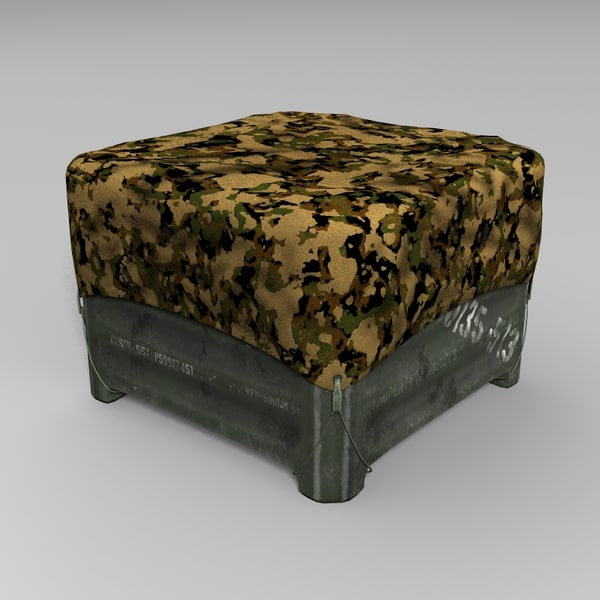 3d military storage crate - Military Crate... by yaschan
