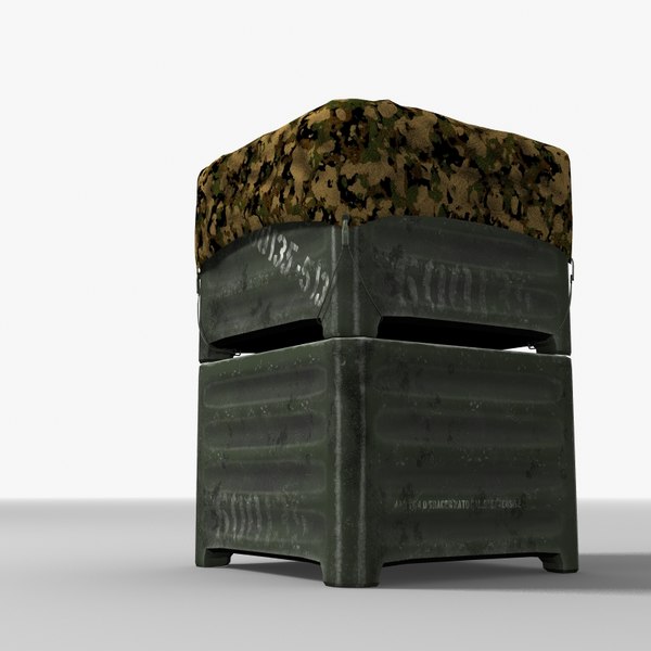 3d military storage crate - Military Crate... by yaschan
