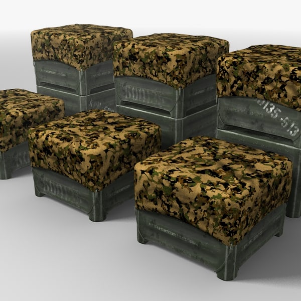 3d military storage crate - Military Crate... by yaschan