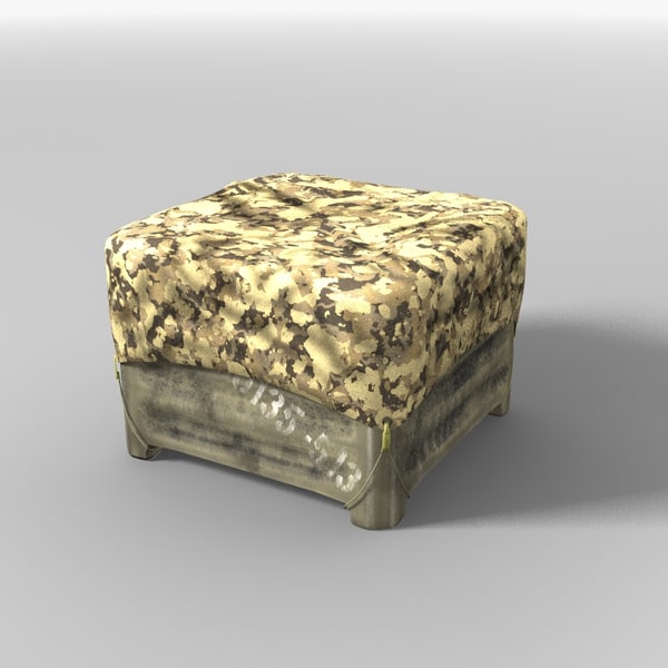 3d military storage crate - Military Crate... by yaschan