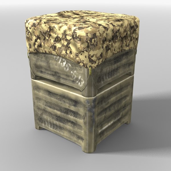 3d military storage crate - Military Crate... by yaschan