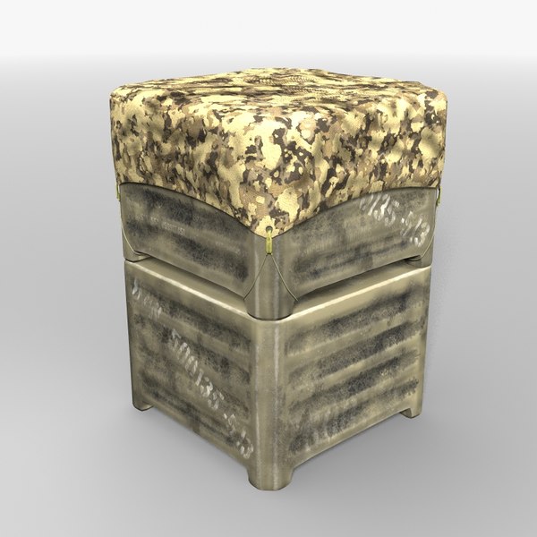 3d military storage crate - Military Crate... by yaschan