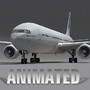 3d boeing 777-300 plane generic model