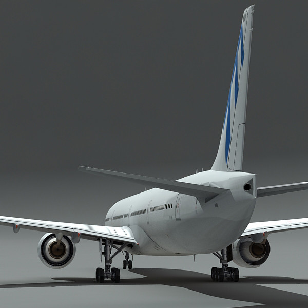 3d boeing 777-300 plane generic model - Boeing 777-300 Generic White A... by BlueGreen