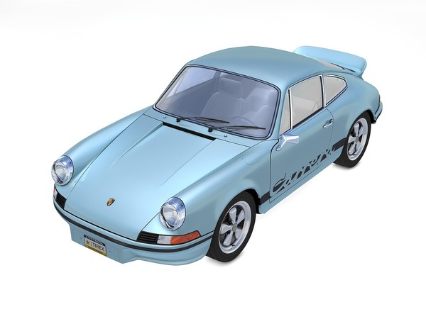 porsche 911 carrera rs 3d model - Porsche 911 Carrera RS 1973 by TiRex3D