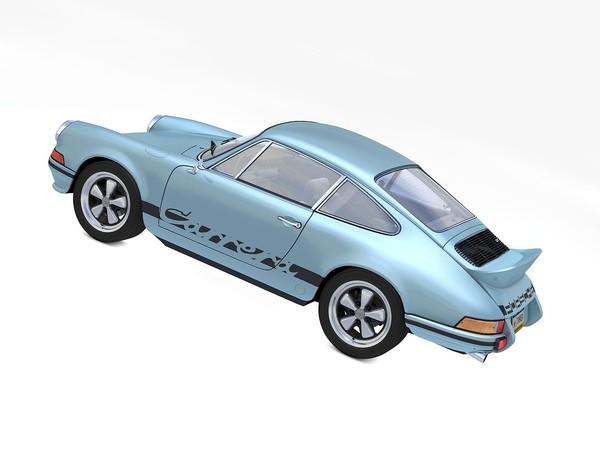 porsche 911 carrera rs 3d model - Porsche 911 Carrera RS 1973 by TiRex3D